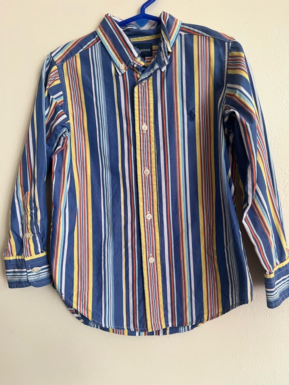 Polo by Ralph Lauren Navy Multi-Stripe Button-Down Shirt